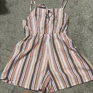 Striped Multicolor summer Romper